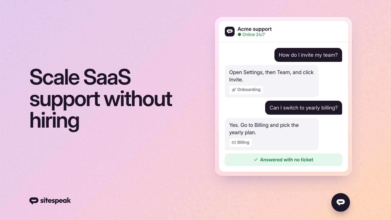 AI Chatbots for SaaS: Scaling Support Without Hiring