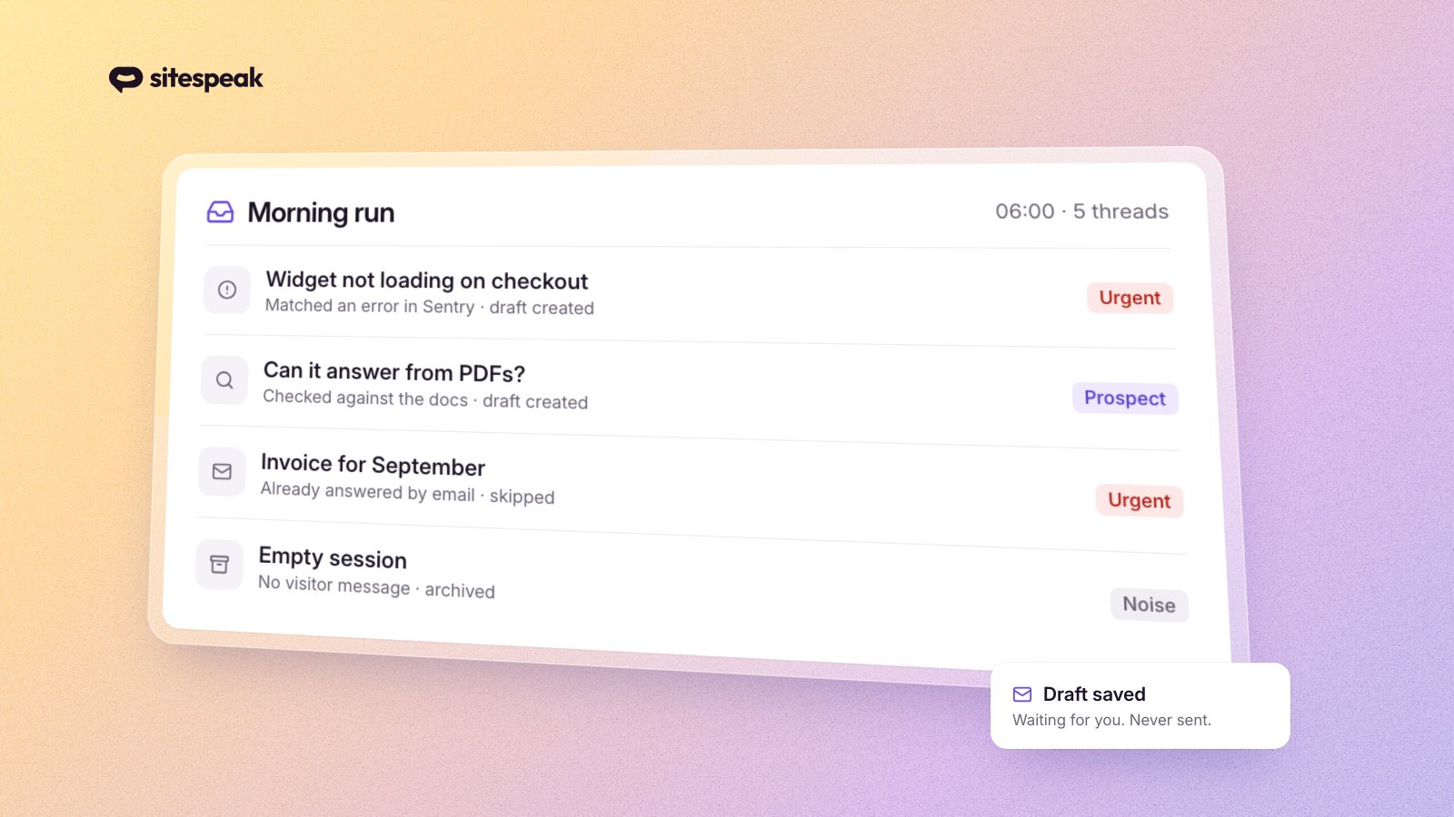 Automate First-Pass Customer Support With Claude Code and MCP